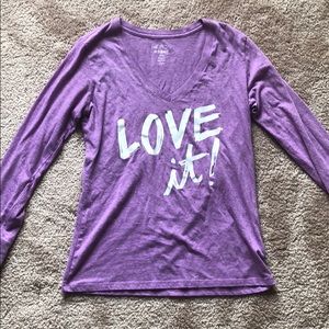 Women’s Old navy long sleeved V neck T-shirt